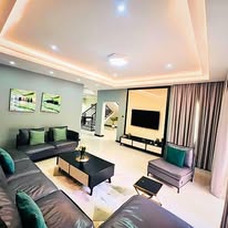 Fully furnished apartment living room in Lusaka