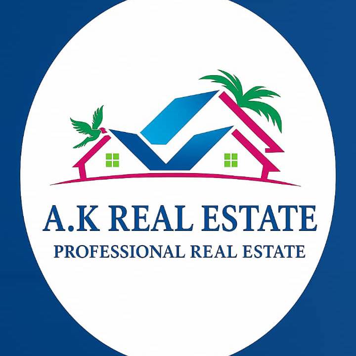 A.K REAL Estates & Car Hire Logo